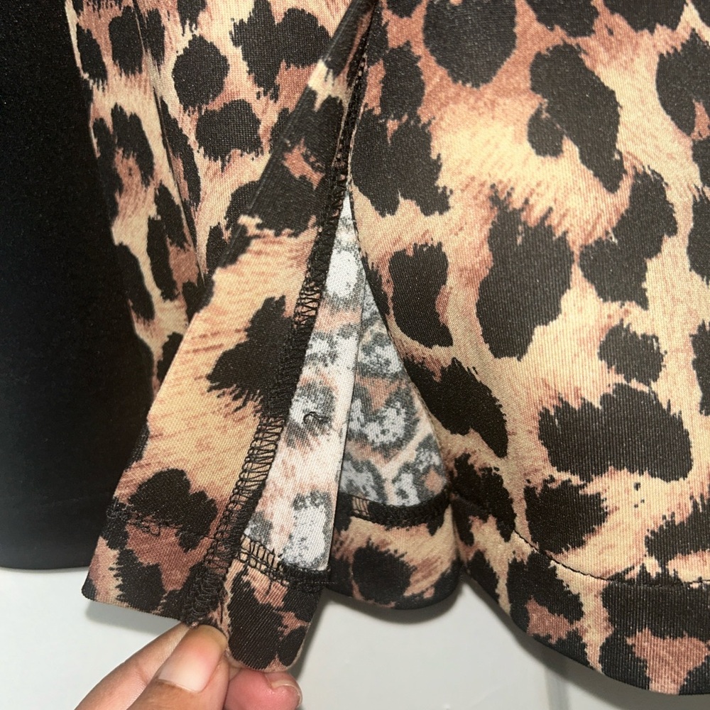 “Send Ur Price?” Leopard Print & Black Skirt…🥰 - Picture 5 of 5